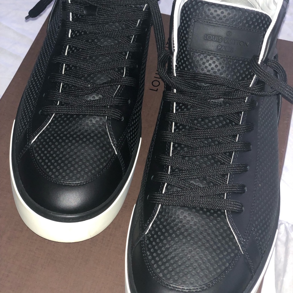 Louis Vuitton Graphite Damier Player Sneaker boot